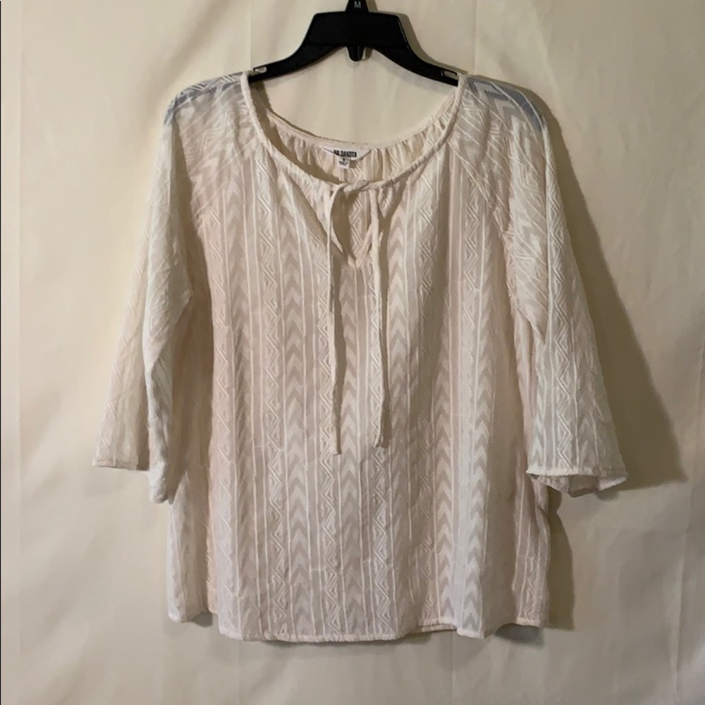 White lace top